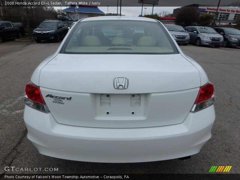 Taffeta White / Ivory 2008 Honda Accord EX-L Sedan