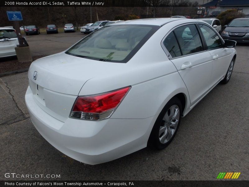 Taffeta White / Ivory 2008 Honda Accord EX-L Sedan
