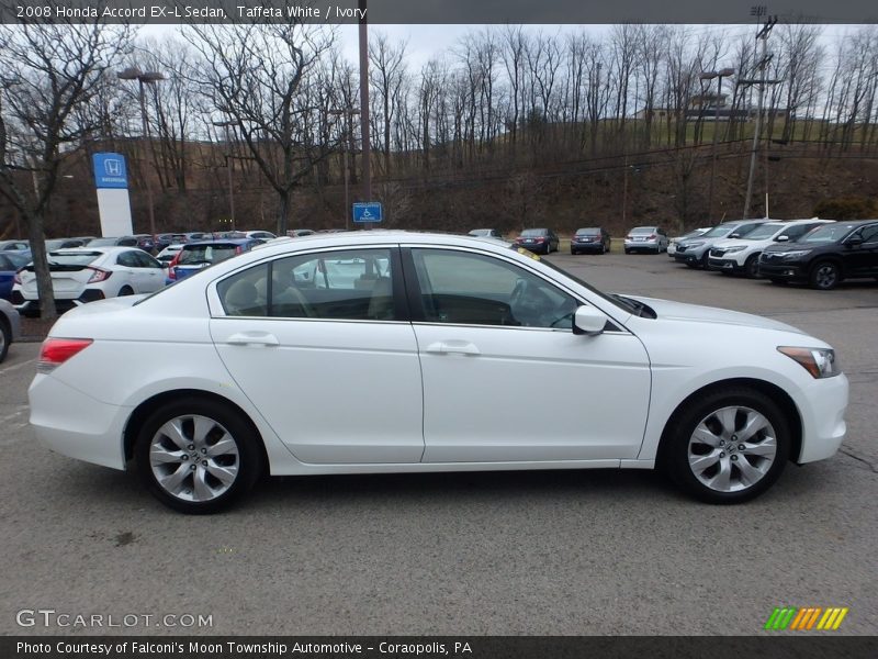 Taffeta White / Ivory 2008 Honda Accord EX-L Sedan