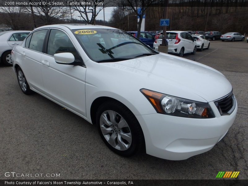 Front 3/4 View of 2008 Accord EX-L Sedan