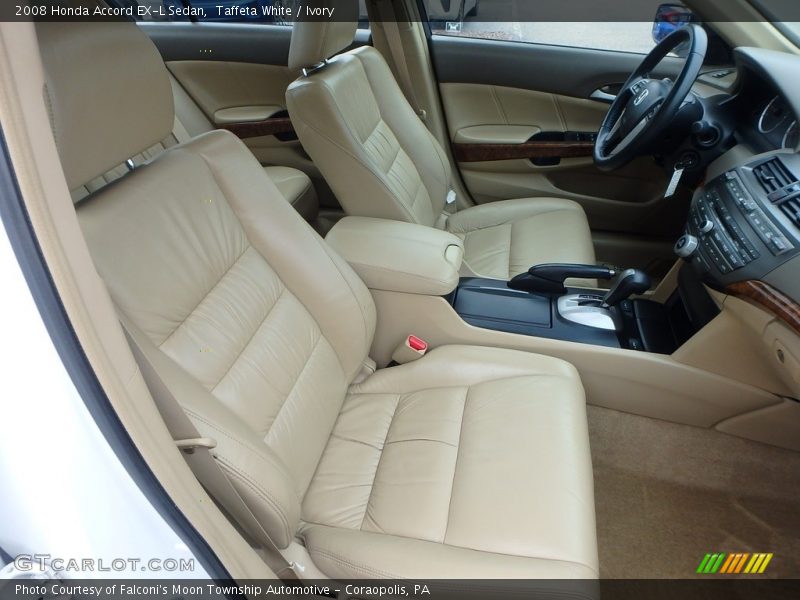 Taffeta White / Ivory 2008 Honda Accord EX-L Sedan