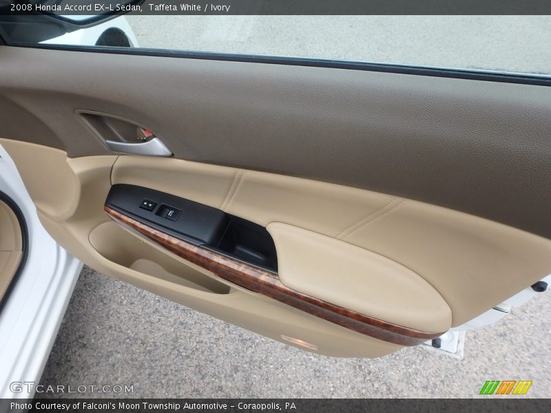 Taffeta White / Ivory 2008 Honda Accord EX-L Sedan