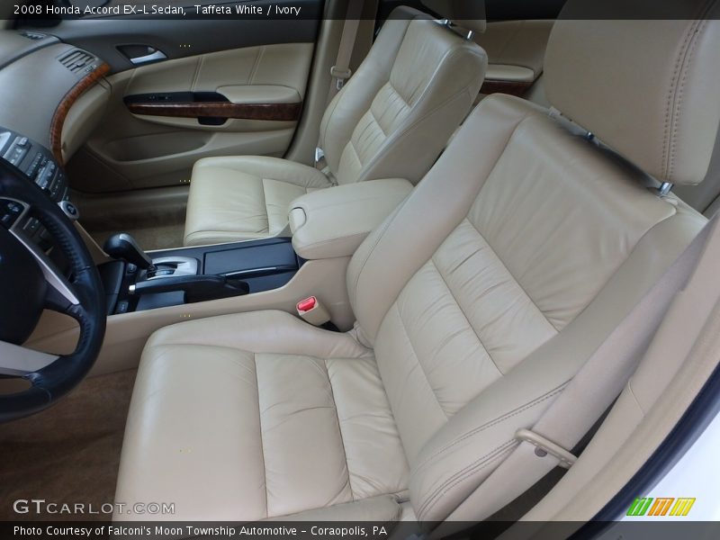 Taffeta White / Ivory 2008 Honda Accord EX-L Sedan