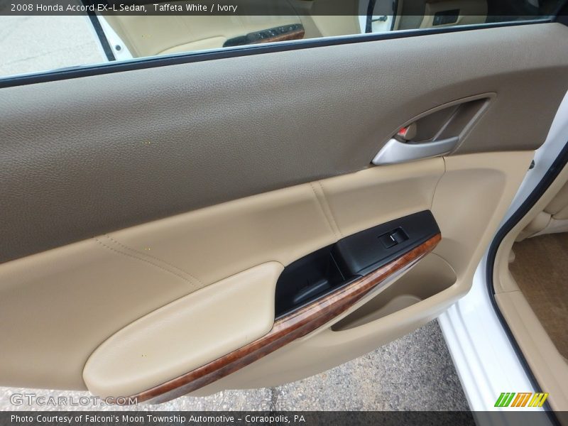 Taffeta White / Ivory 2008 Honda Accord EX-L Sedan