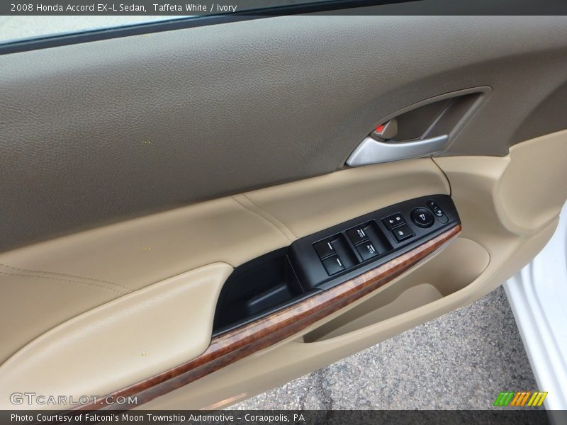 Taffeta White / Ivory 2008 Honda Accord EX-L Sedan