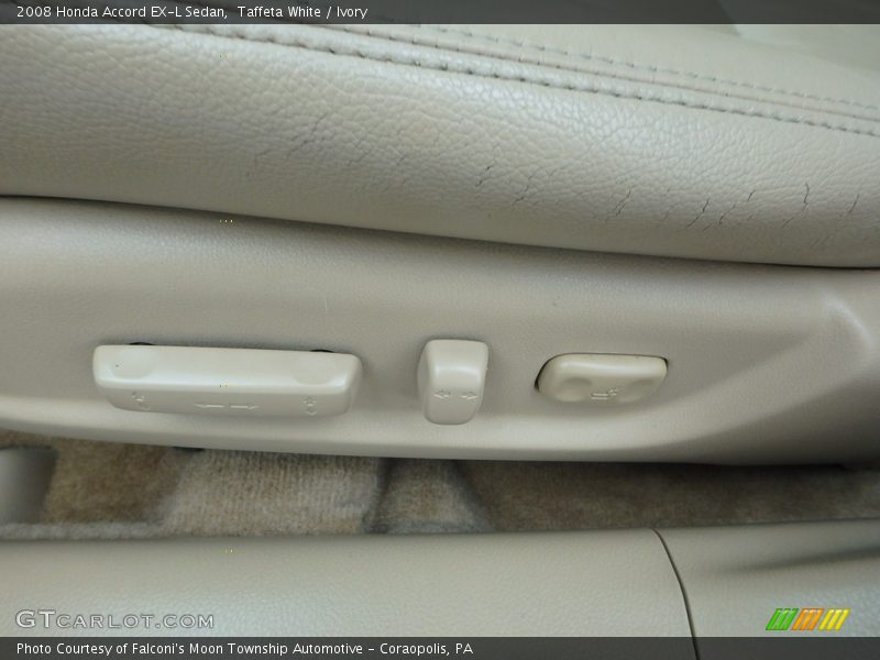 Taffeta White / Ivory 2008 Honda Accord EX-L Sedan