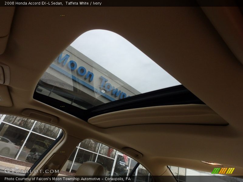 Taffeta White / Ivory 2008 Honda Accord EX-L Sedan