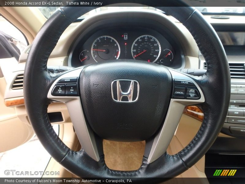 Taffeta White / Ivory 2008 Honda Accord EX-L Sedan