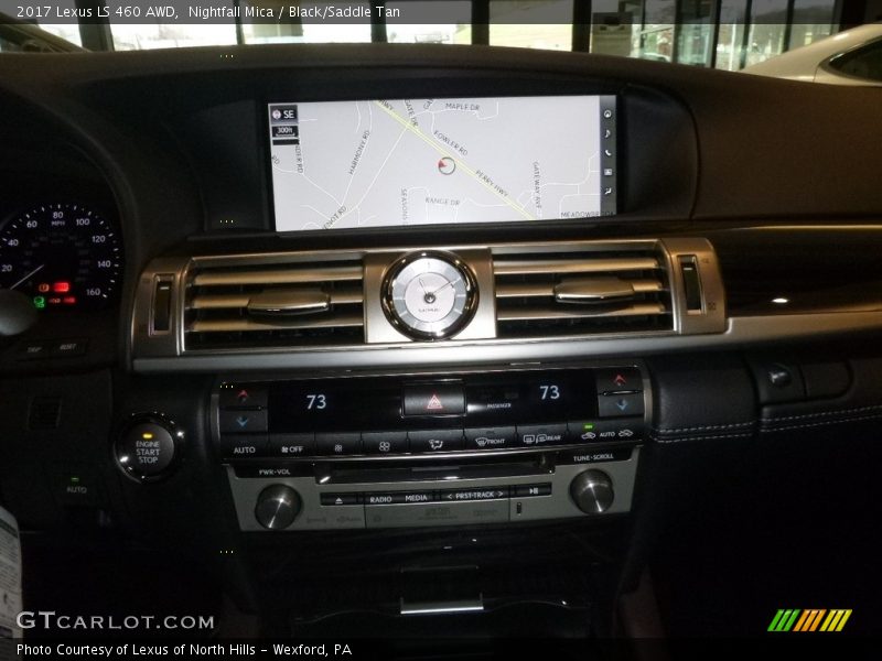 Nightfall Mica / Black/Saddle Tan 2017 Lexus LS 460 AWD