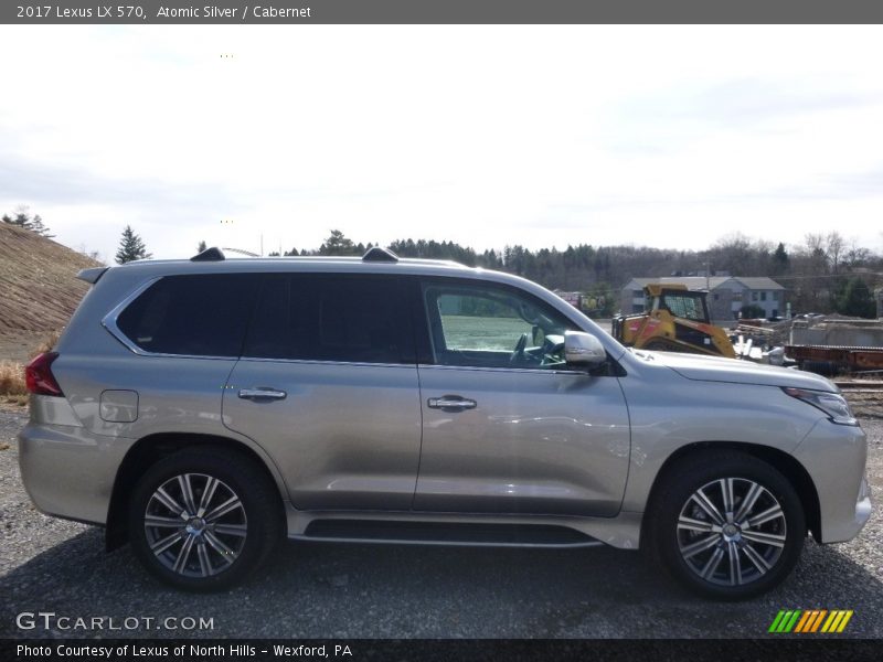 Atomic Silver / Cabernet 2017 Lexus LX 570