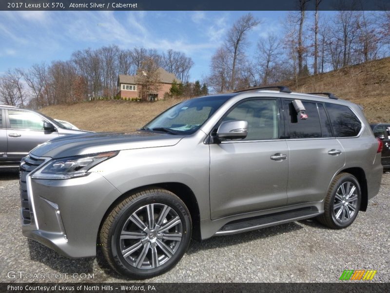 Atomic Silver / Cabernet 2017 Lexus LX 570
