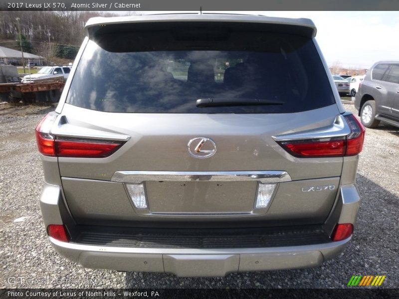Atomic Silver / Cabernet 2017 Lexus LX 570