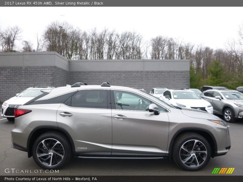  2017 RX 450h AWD Silver Lining Metallic