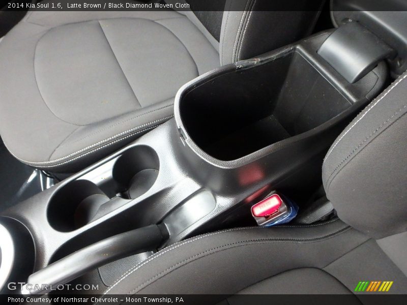Latte Brown / Black Diamond Woven Cloth 2014 Kia Soul 1.6