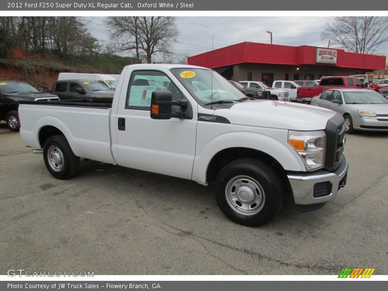 Oxford White / Steel 2012 Ford F250 Super Duty XL Regular Cab