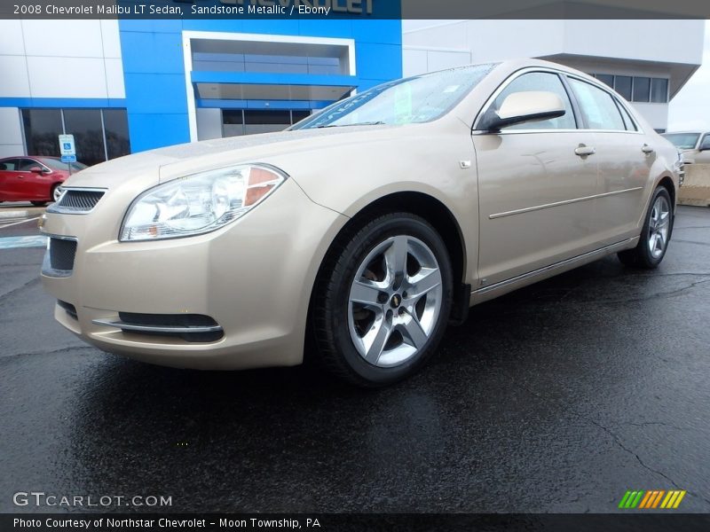 Sandstone Metallic / Ebony 2008 Chevrolet Malibu LT Sedan