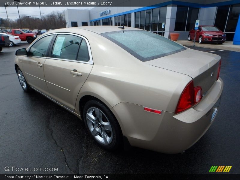 Sandstone Metallic / Ebony 2008 Chevrolet Malibu LT Sedan