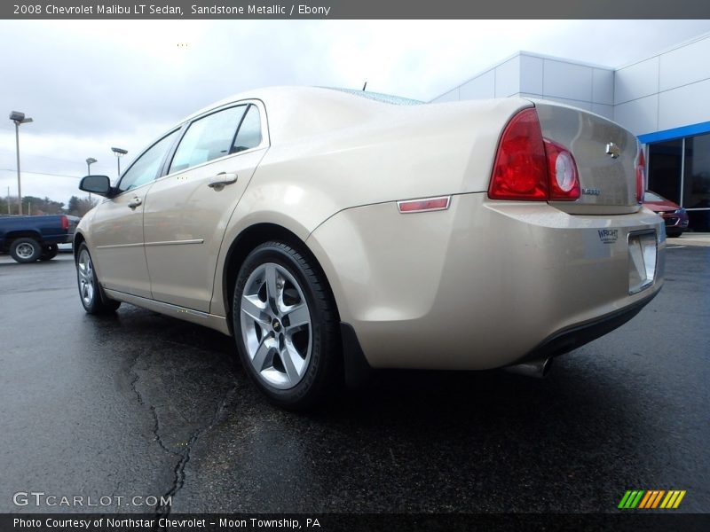 Sandstone Metallic / Ebony 2008 Chevrolet Malibu LT Sedan