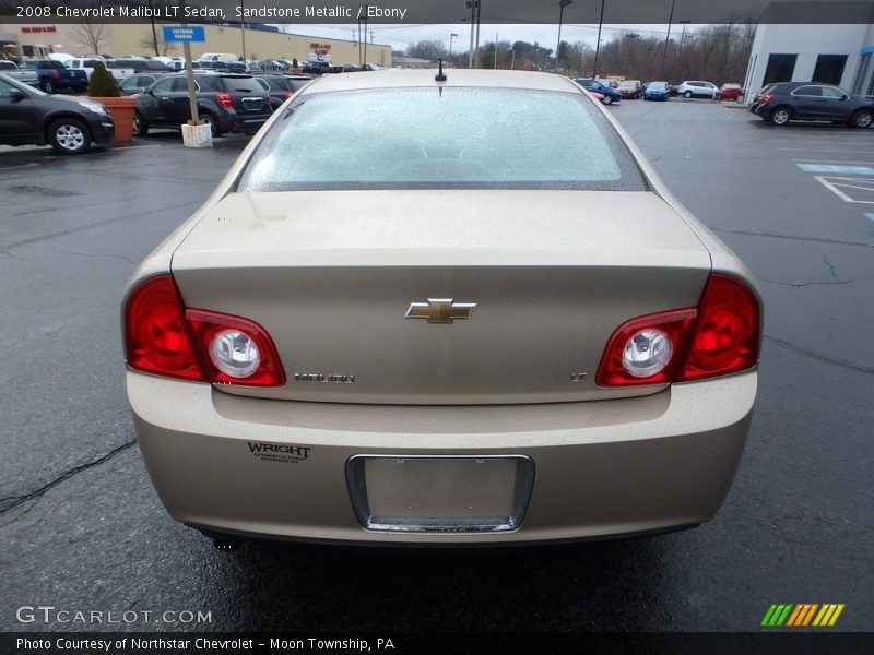 Sandstone Metallic / Ebony 2008 Chevrolet Malibu LT Sedan
