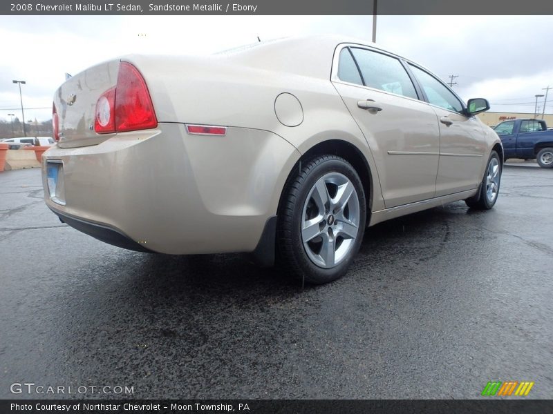 Sandstone Metallic / Ebony 2008 Chevrolet Malibu LT Sedan