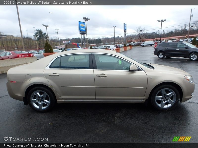 Sandstone Metallic / Ebony 2008 Chevrolet Malibu LT Sedan