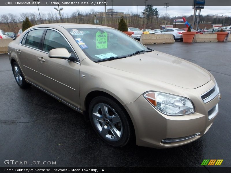 Sandstone Metallic / Ebony 2008 Chevrolet Malibu LT Sedan