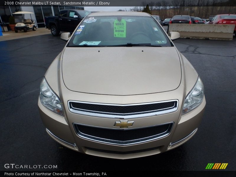 Sandstone Metallic / Ebony 2008 Chevrolet Malibu LT Sedan