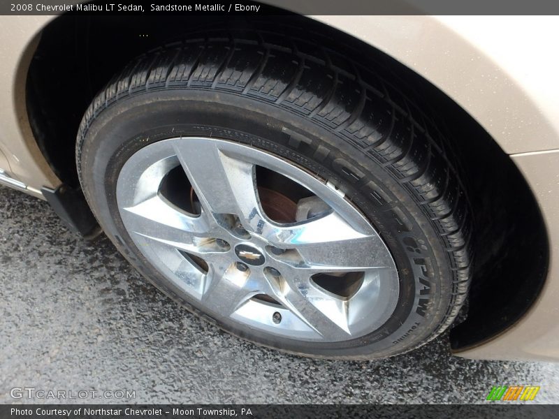 Sandstone Metallic / Ebony 2008 Chevrolet Malibu LT Sedan