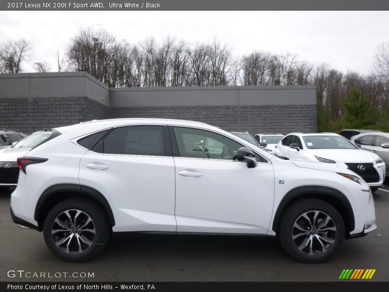 Ultra White / Black 2017 Lexus NX 200t F Sport AWD