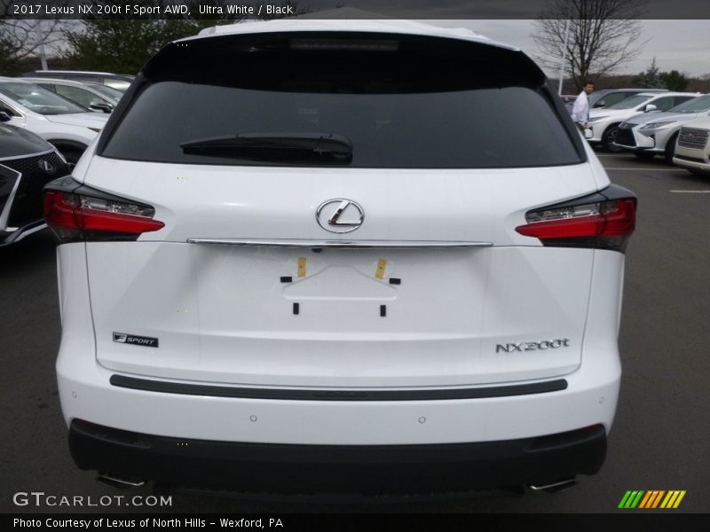 Ultra White / Black 2017 Lexus NX 200t F Sport AWD