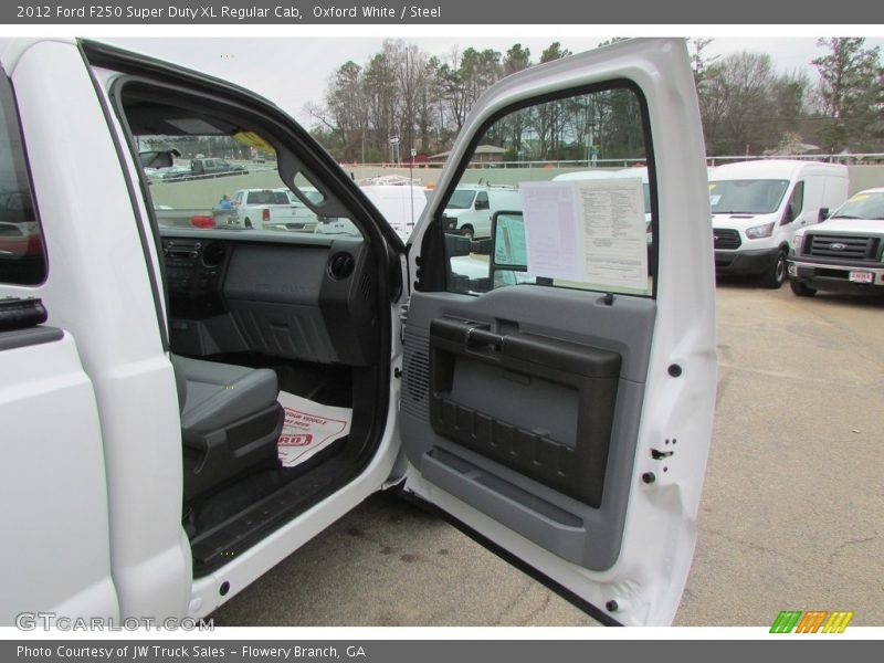 Oxford White / Steel 2012 Ford F250 Super Duty XL Regular Cab