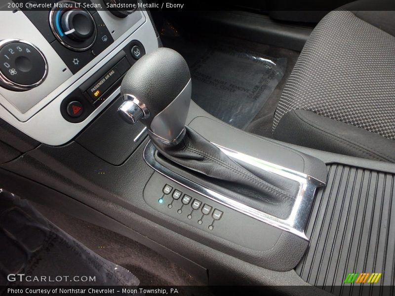 Sandstone Metallic / Ebony 2008 Chevrolet Malibu LT Sedan