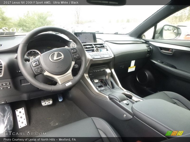  2017 NX 200t F Sport AWD Black Interior