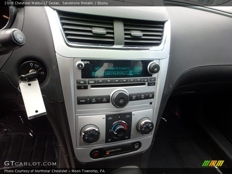 Sandstone Metallic / Ebony 2008 Chevrolet Malibu LT Sedan