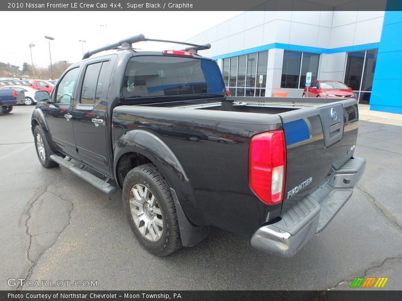 Super Black / Graphite 2010 Nissan Frontier LE Crew Cab 4x4
