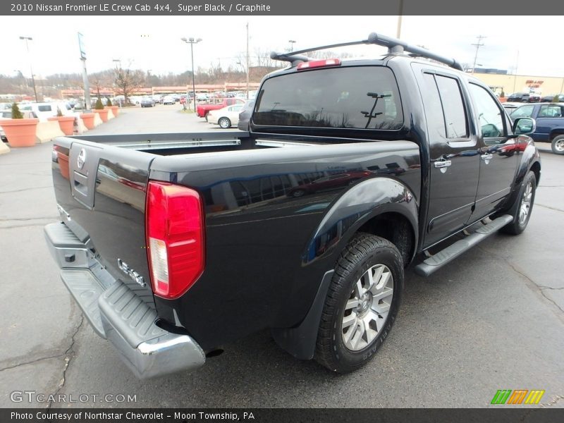 Super Black / Graphite 2010 Nissan Frontier LE Crew Cab 4x4