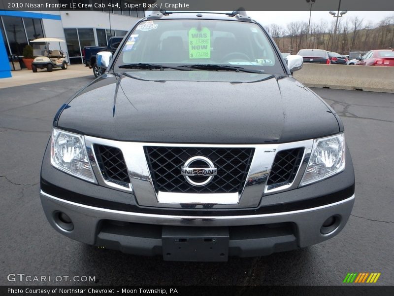 Super Black / Graphite 2010 Nissan Frontier LE Crew Cab 4x4
