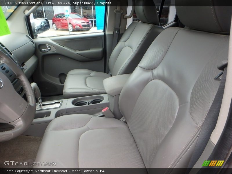 Super Black / Graphite 2010 Nissan Frontier LE Crew Cab 4x4