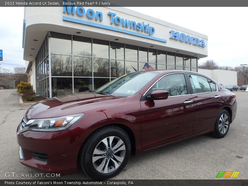 Basque Red Pearl II / Ivory 2013 Honda Accord LX Sedan