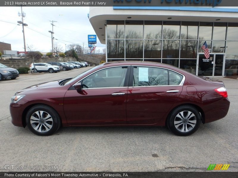 Basque Red Pearl II / Ivory 2013 Honda Accord LX Sedan