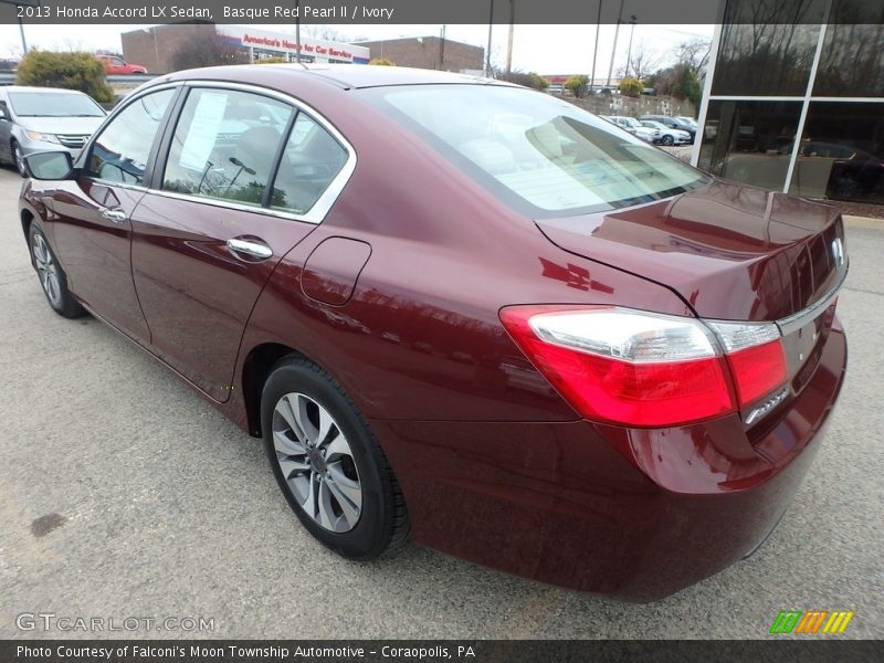 Basque Red Pearl II / Ivory 2013 Honda Accord LX Sedan