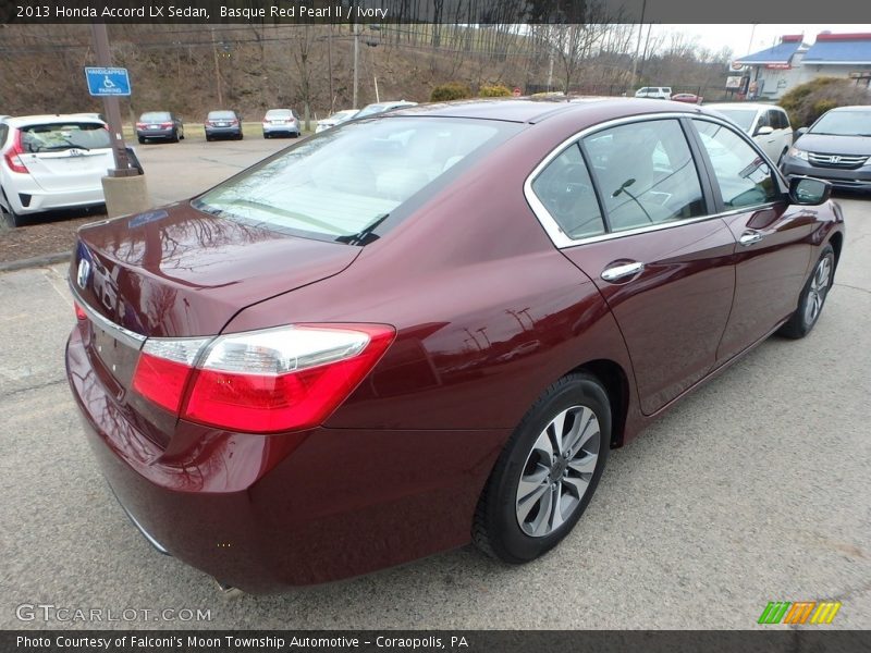 Basque Red Pearl II / Ivory 2013 Honda Accord LX Sedan