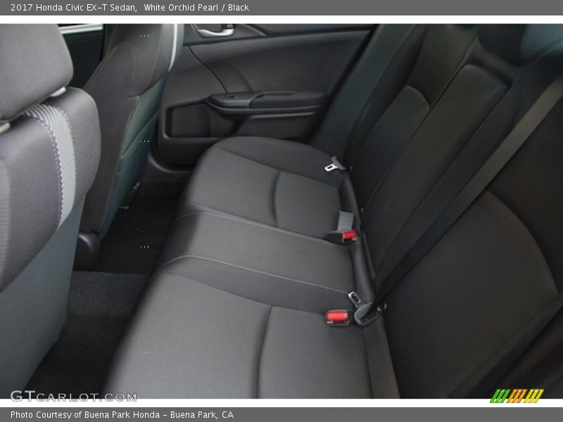 White Orchid Pearl / Black 2017 Honda Civic EX-T Sedan