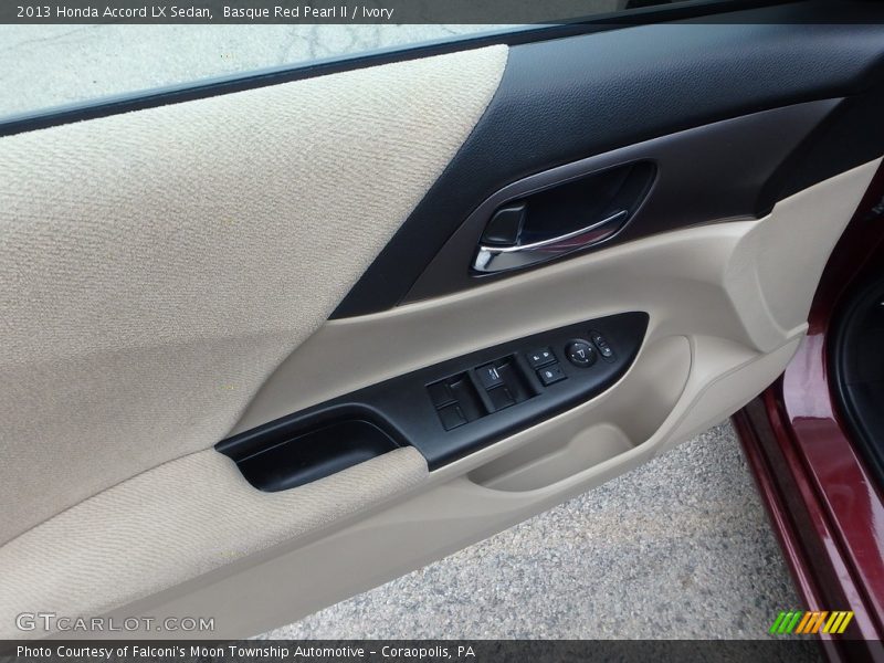 Basque Red Pearl II / Ivory 2013 Honda Accord LX Sedan