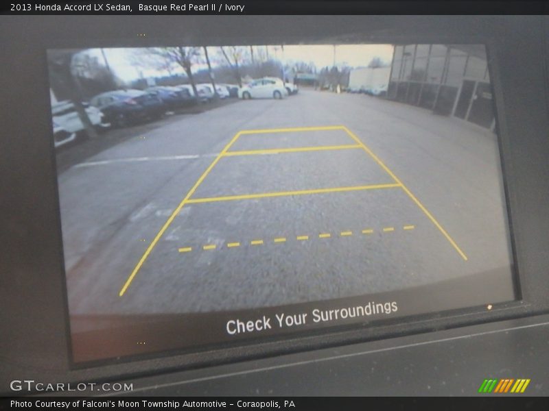 Basque Red Pearl II / Ivory 2013 Honda Accord LX Sedan