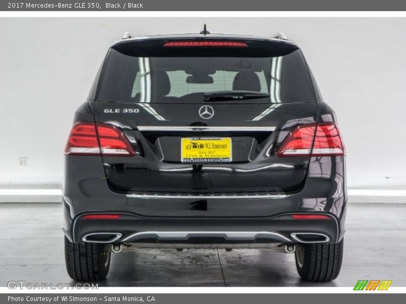 Black / Black 2017 Mercedes-Benz GLE 350