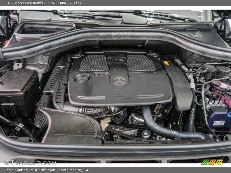 Black / Black 2017 Mercedes-Benz GLE 350