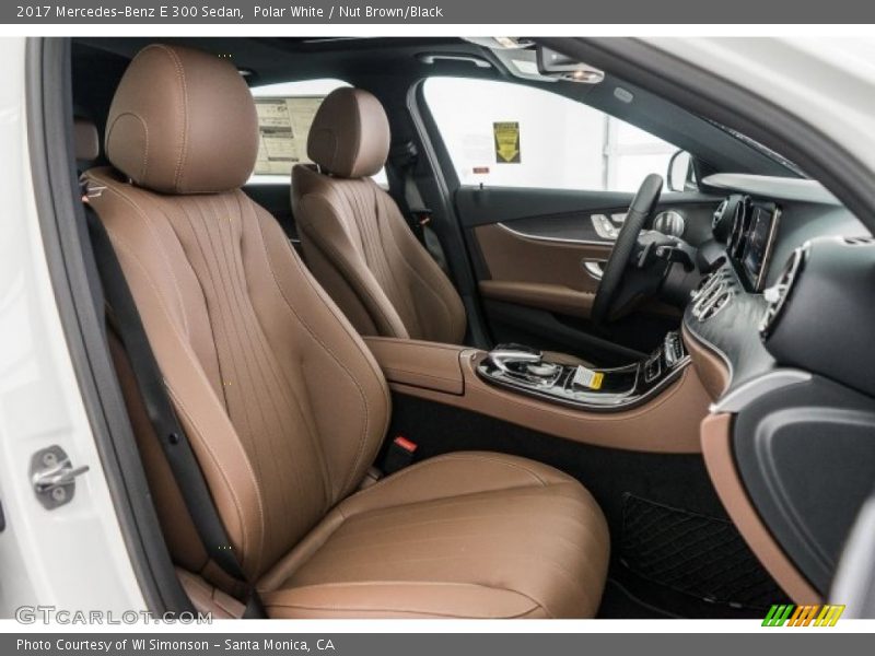 Polar White / Nut Brown/Black 2017 Mercedes-Benz E 300 Sedan