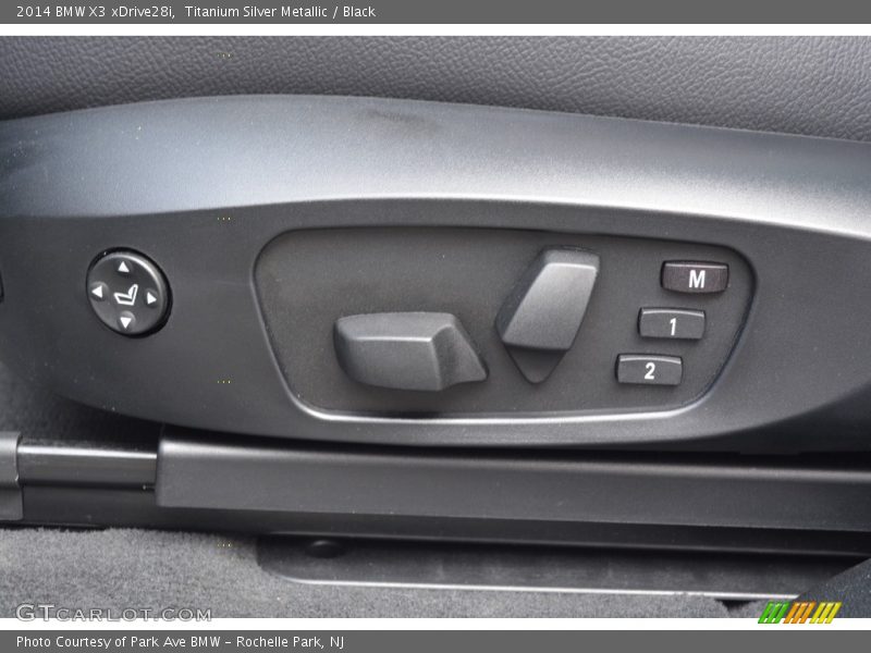 Titanium Silver Metallic / Black 2014 BMW X3 xDrive28i