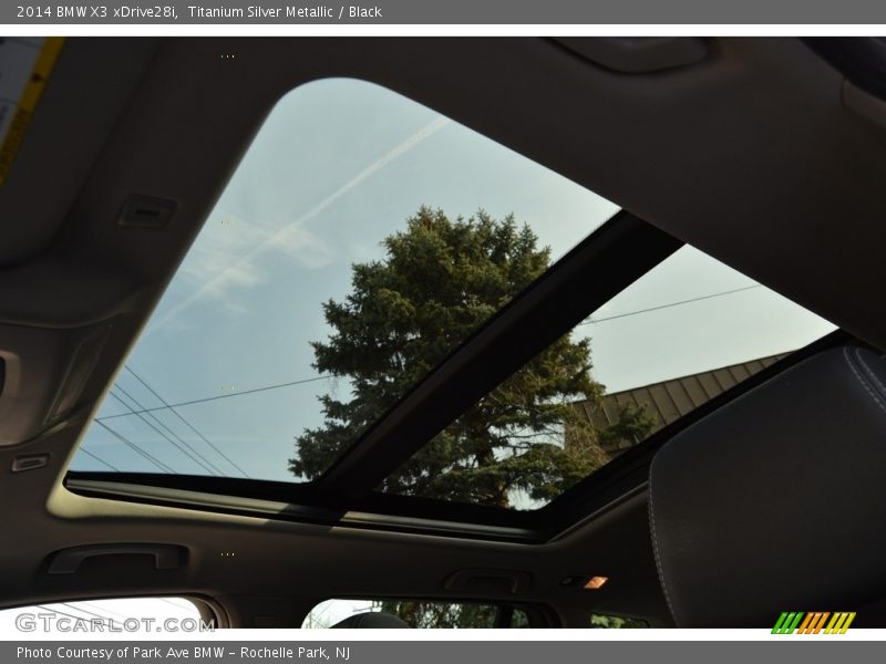 Titanium Silver Metallic / Black 2014 BMW X3 xDrive28i